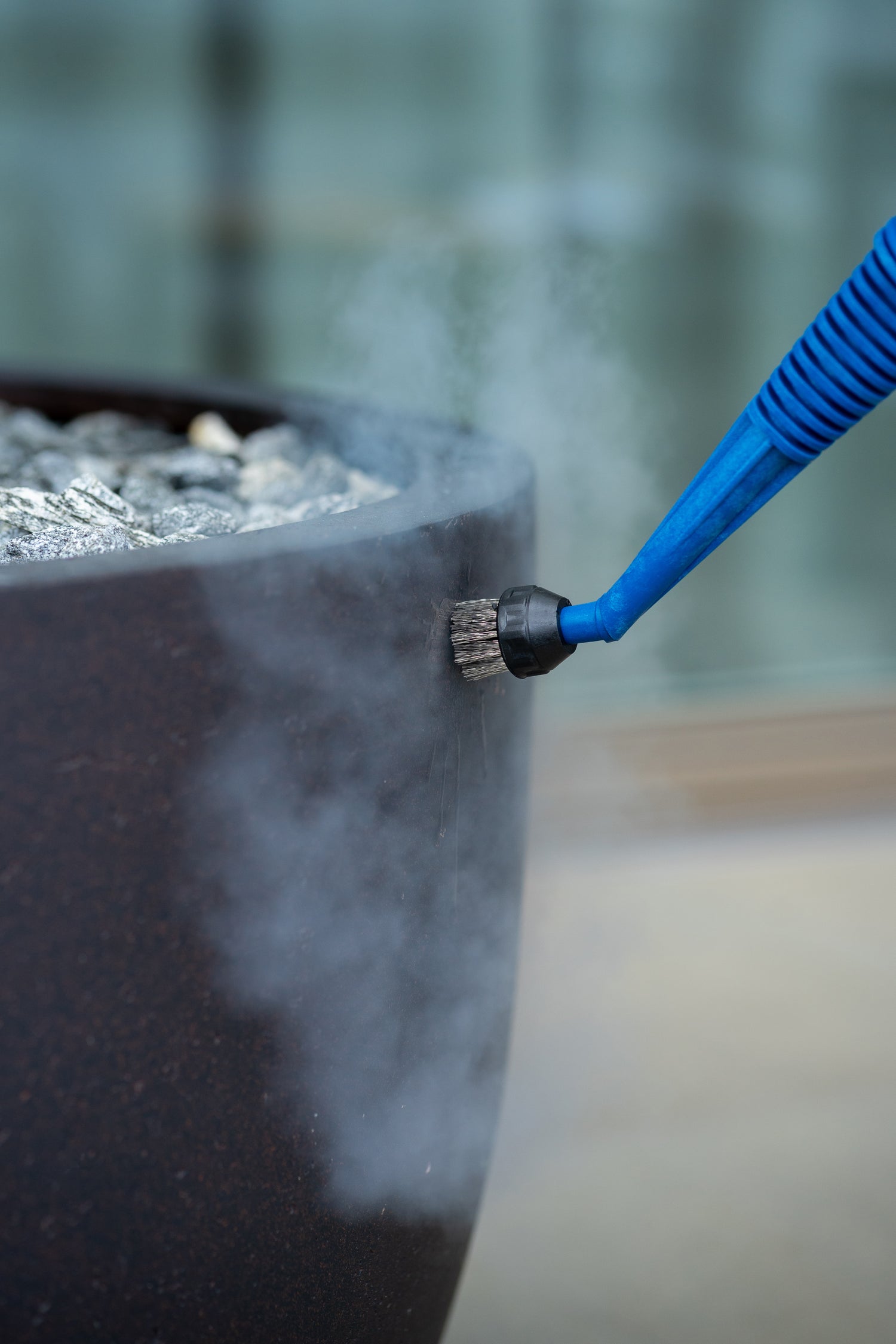 Runde Edelstahlbürste Ø 20 mm